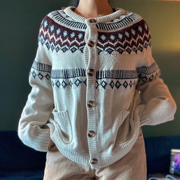 Vintage button-up cardigan - Picture 1 of 7